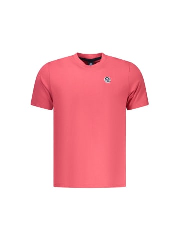 North Sails Rotes Baumwoll-T-Shirt