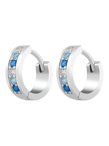 Adeliás Damen Ohrringe aus 925 Silber in silber