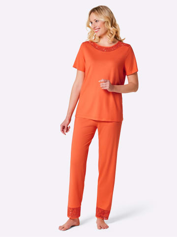Ascafa Schlafanzug in orange