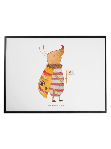 Mr. & Mrs. Panda schreibtischschutz Nachtfalter Fähnchen ohne Sp... in Weiß