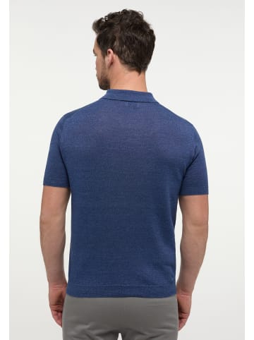 Eterna Strickpolo in denim