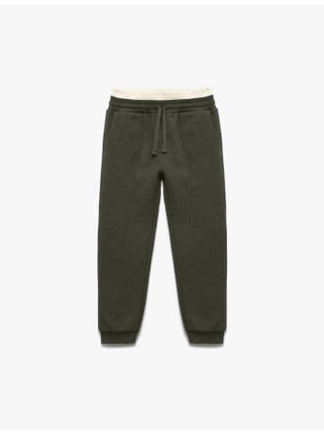 KOTON SWEAT BOTTOMS in Khaki