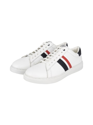 DreiMaster Maritim Sneakers Aus Leder in Weiss