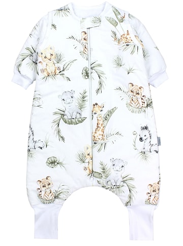 TupTam Winterschlafsack mit Armen Beinen in grün Modell 1