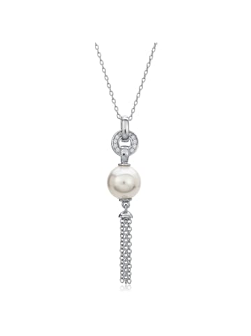 EYE CANDY Collier "PERLE" in Silber aus Sterling-Silber