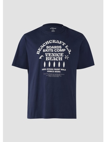 s.Oliver T-Shirt in 58D1_tiefblau