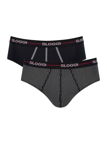 Sloggi Slip Start Midi in RED - DARK COMBINATION