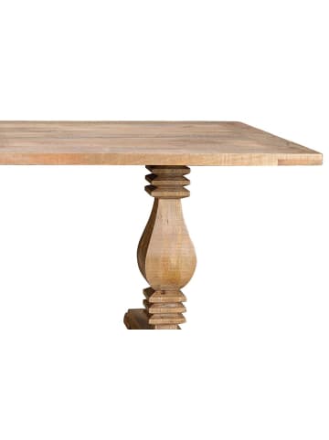 Giner y Colomer Esstisch für 8 Personen aus natürlichem Mangoholz 2 Meter lang in Beige