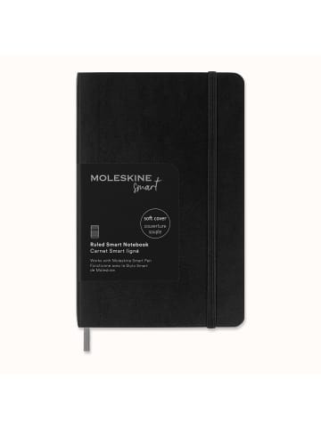 Moleskine Smart Notizbücher, Weicher Einband in Schwarz