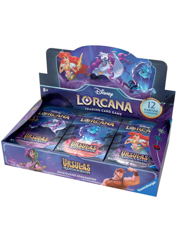 Ravensburger Disney Lorcana Ursulas Rückkehr Display mit 24 Booster in Mehrfarbig ab 8 Jahre