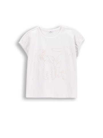 Coccodrillo T-Shirt mit kurzen Ärmeln in weiß