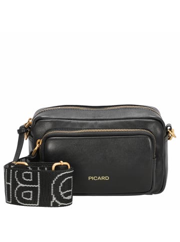 PICARD Soulmate - Schultertasche 20 cm (schwarz) in schwarz