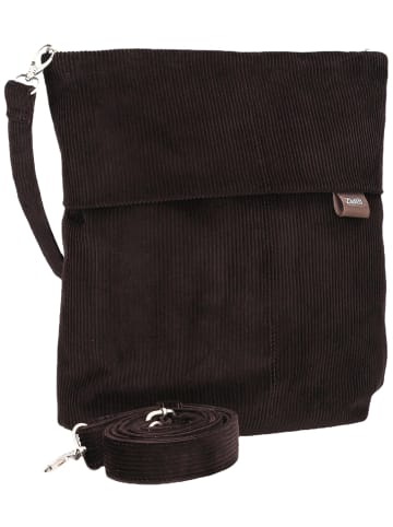 Zwei Handtasche Mademoiselle M12 in Cord-Espresso