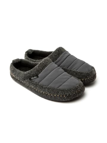 nuvola Hausschuhe "Zueco New Wool" in Dunkelgrau