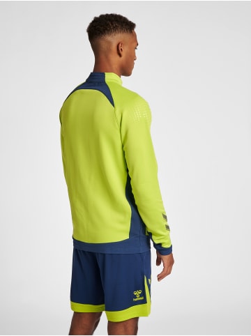 Hummel Halbreißverschluss Sweatshirt Hmllead Herren in LIME PUNCH