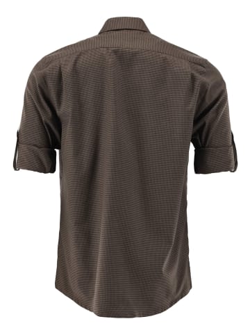 OS-Trachten Trachtenhemd Awobu in mittelbeige