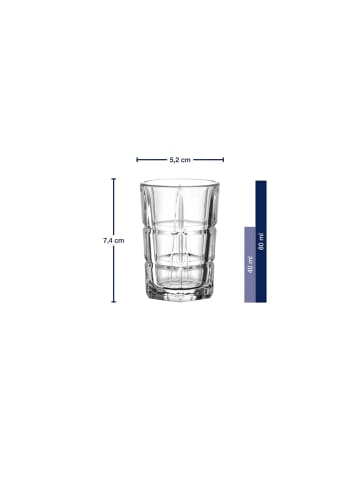 LEONARDO 4er Set Stamper Soiritii Nova 80 ml in transparent