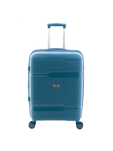 Gladiator 3800 4 Rollen Trolley 67 cm mit Dehnfalte in bondi blue
