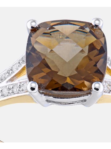 Diamant L'éternel Ring aus 375 Gelbgold mit Diamant