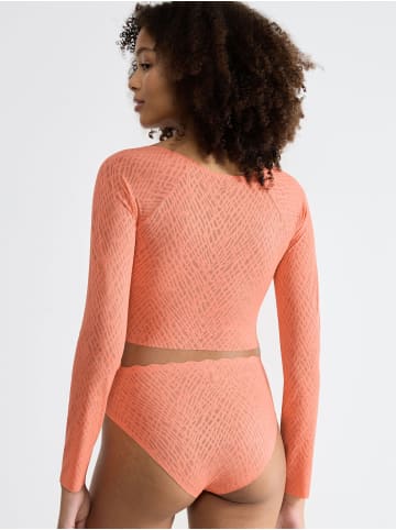 Sloggi Longsleeve ZERO Feel Bliss Top in LOVELY APRICOT