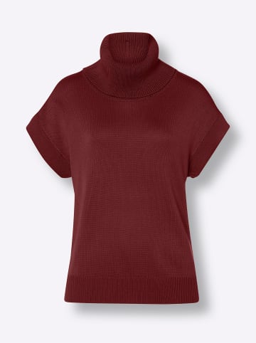 Sieh an! Pullunder in bordeaux