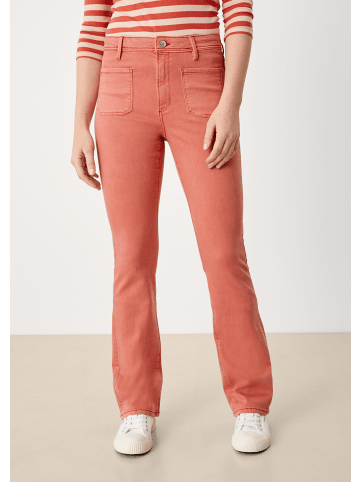 S. Oliver Denim Hose lang in Orange