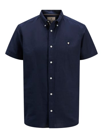 JACK & JONES PLUS Hemd in Maritime Blue