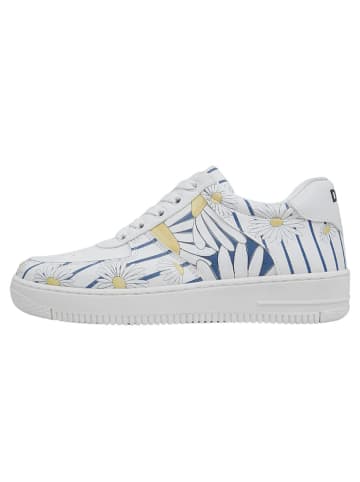 Dogo Dice Sneakers - Daisy Stripes in Weiß