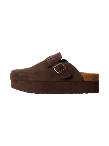 Findlay Mules Haute aus Leder Braun