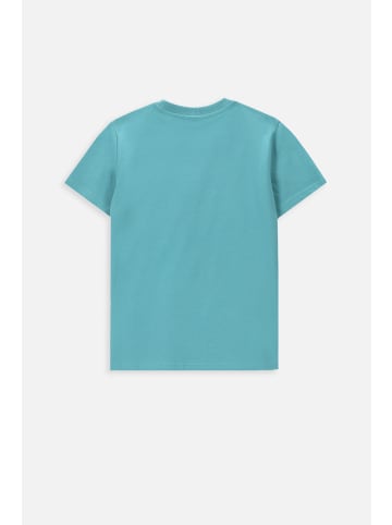 Coccodrillo T-Shirt mit kurzen Ärmeln in blau