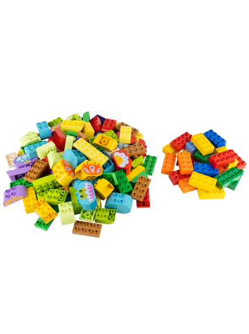LEGO Duplo 100 Bausteine + 25 2x4 Steine - ab 18 Monaten in multicolored