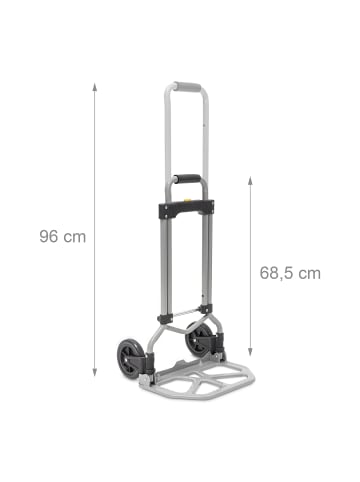 relaxdays Sackkarre in Schwarz - 60 kg Traglast