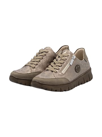 rieker Niedriger Schnürsenkel Sneaker Galaxie Beige