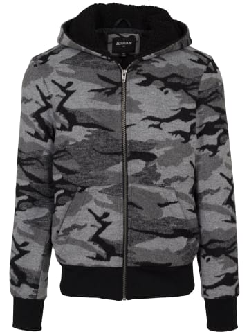 Urban Classics Urban Classics Herren Camo Zip Jacket in darkcamo
