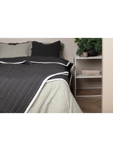 ebuy24 Tagesdecke Juni 3 Anthrazit 260 x 260 cm