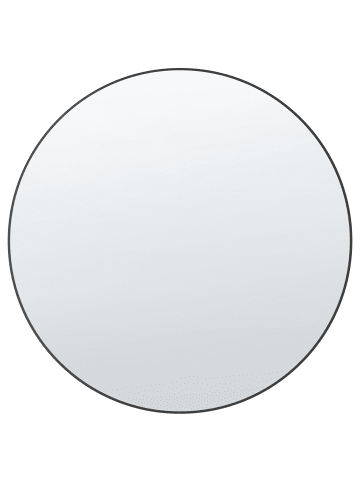 Beliani Wandspiegel ANNEMASSE in Schwarz - (W) 80 x (H) 80 x (L) 3 cm