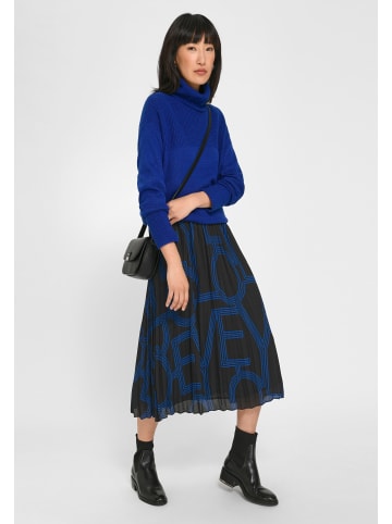 Basler Plisseerock Skirt in SCHWARZBLAU