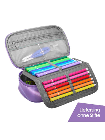 Coocazoo Schlampermäppchen, Reißverschluss in Arctic Lights