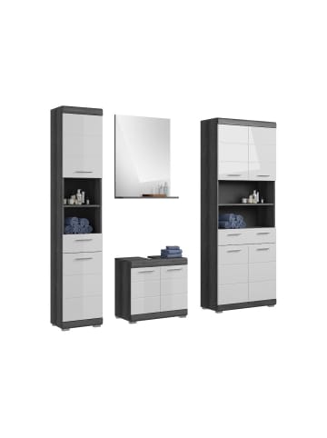 ebuy24 Badmöbelset Scout Weiß 186 x 34 cm