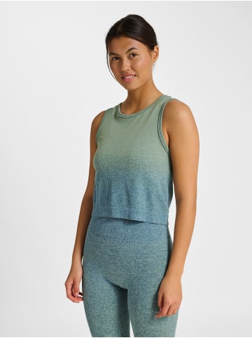 Hummel T-Shirt Hmlyoga Damen in BALSAM/FROSTY GREEN