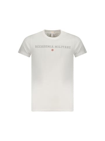 ACCADEMIA MILITARE Weißes Baumwoll-T-Shirt
