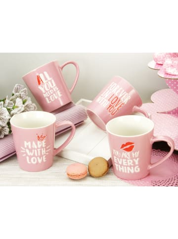 CreaTable LOVE COLLECTION , Kaffeebecher, 420 ml