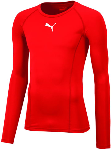 Puma T-Shirt "LIGA Baselayer Tee Longsleeve" in Rot