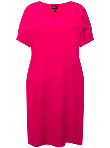 Ulla Popken Midikleid in fuchsia pink