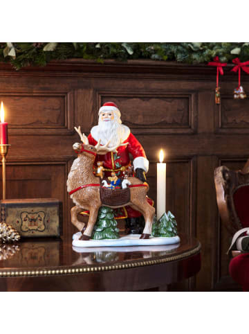 Villeroy & Boch Santa mit Hirsch Christmas Toys Memory in rot