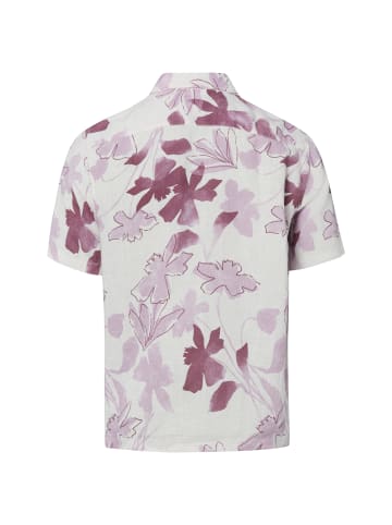 Marc O'Polo Leinenhemd in aubergine ecru - 0001