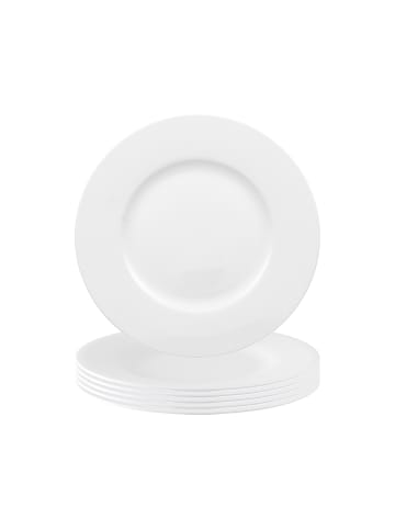 Villeroy & Boch 6er Set Frühstücksteller Anmut in Weiß ø 22,5 cm in weiß
