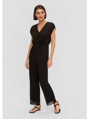 s.Oliver BLACK LABEL Overall lang in Schwarz