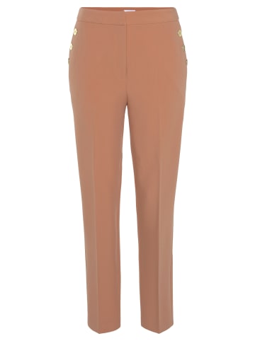 LASCANA Bügelfaltenhose in peach