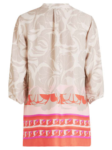 Betty Barclay Schlupfbluse mit 3/4 Arm in Taupe/Rot
